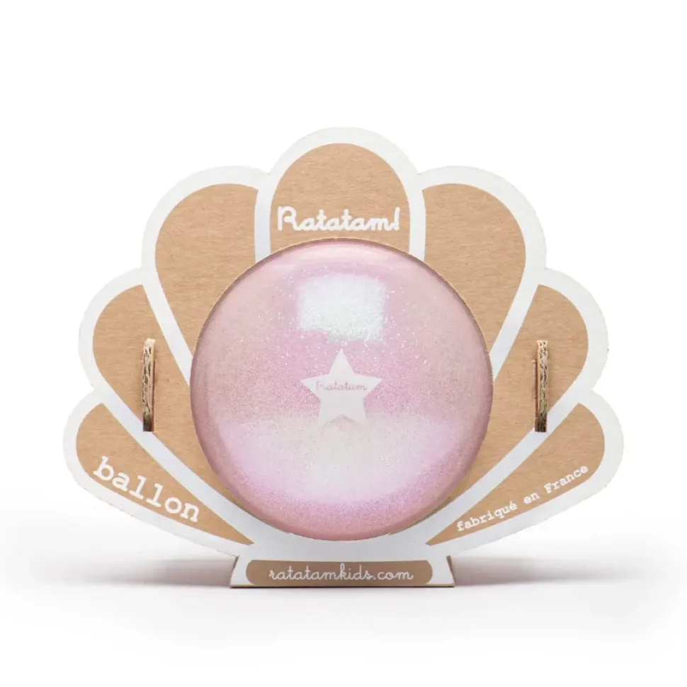 Pelota concha rosa 10cm