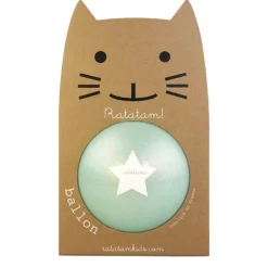 Pelota gato verde azulado 22cm