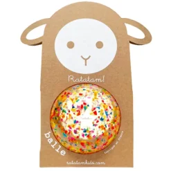 Pelota oveja confetti 10cm