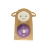 Pelota oveja purpura glitter 10cm