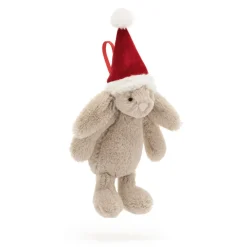 Peluche conejo colgante decoración navideña