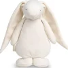 Peluche conejo con luz y música crema