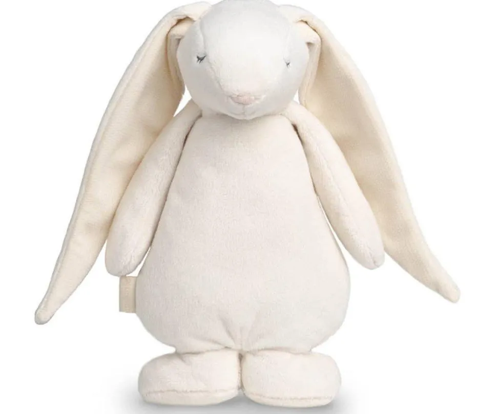 Peluche conejo con luz y música crema
