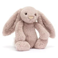 Peluche conejo luxe rosa mediano