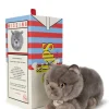 Peluche gato británico Freddy en caja de regalo gris