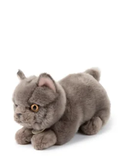 Peluche gato británico Freddy en caja de regalo gris