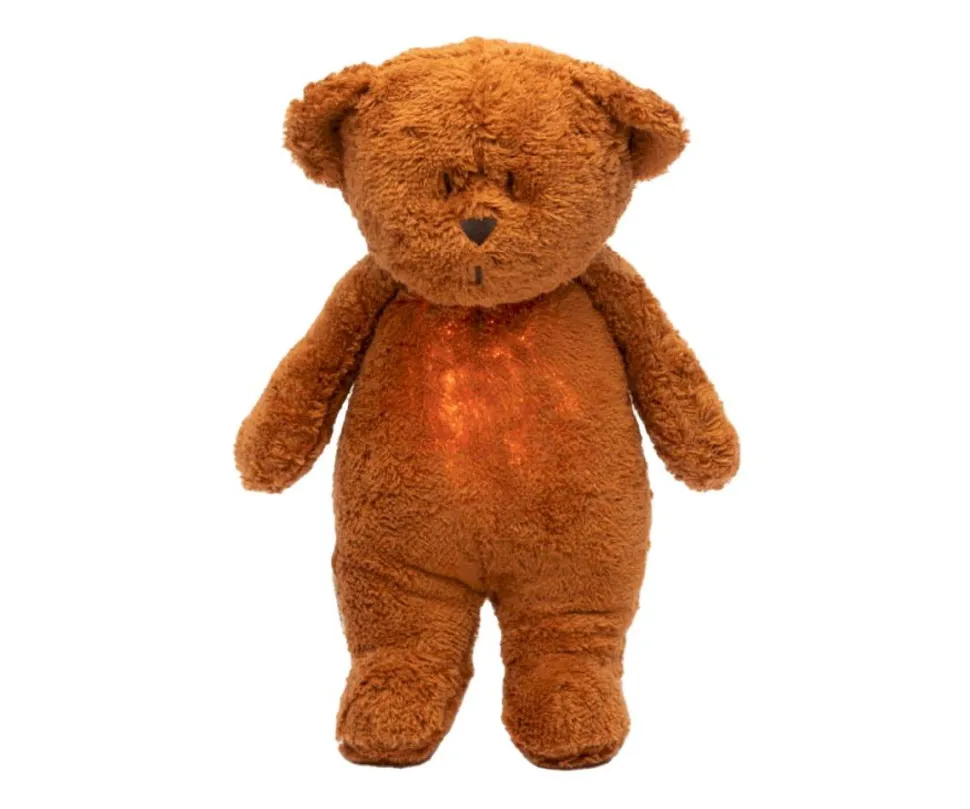 Peluche oso con Luz y Sonido Moonie 2.0 Caramel