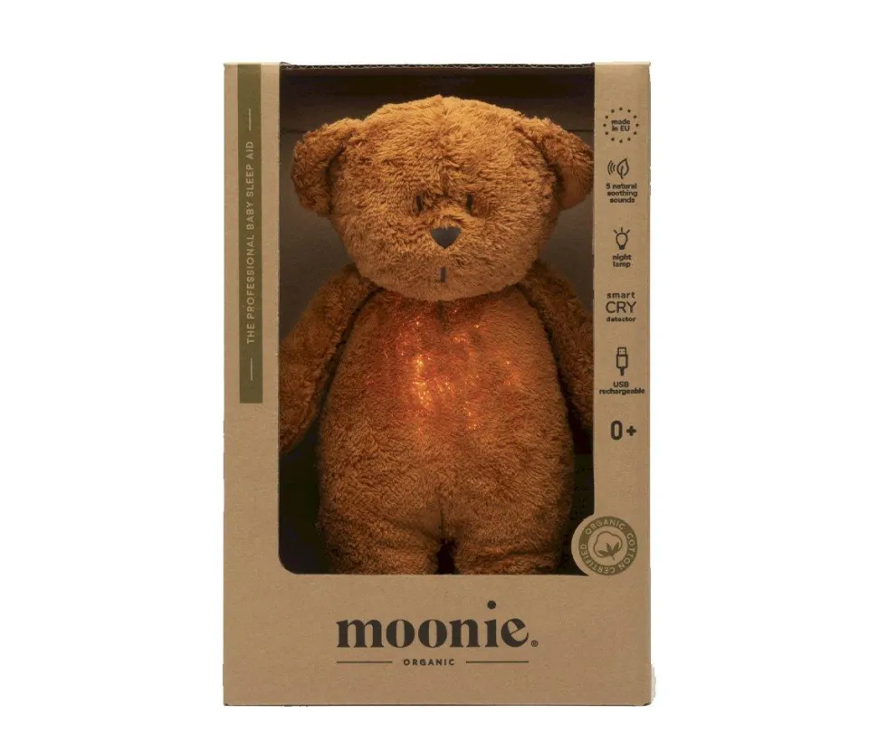Peluche oso con Luz y Sonido Moonie 2.0 Caramel