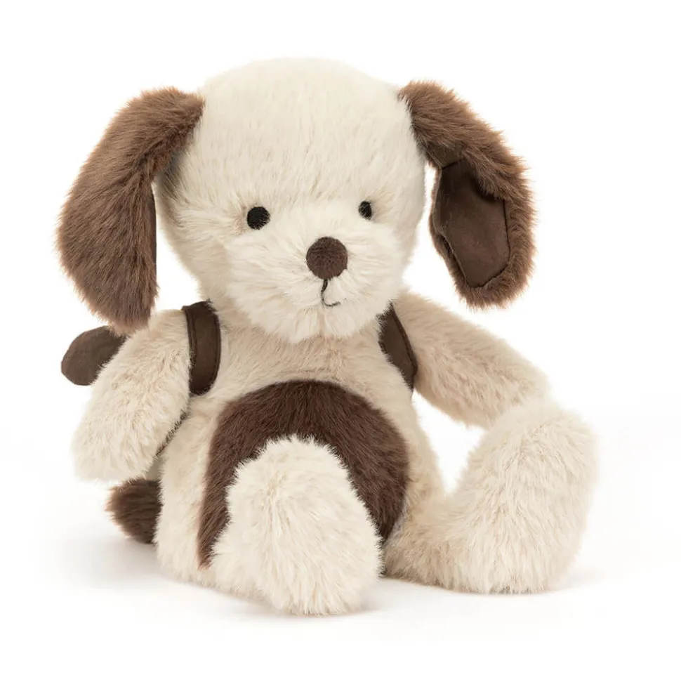Peluche perrito con mochila