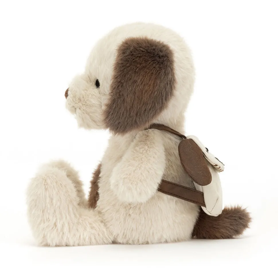 Peluche perrito con mochila