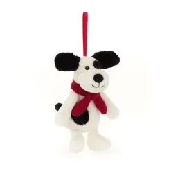Peluche perro colgante decoración navideña
