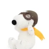 Peluche snoopy aviación crema