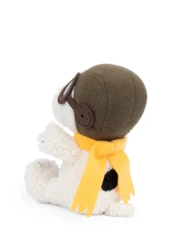 Peluche snoopy aviación crema