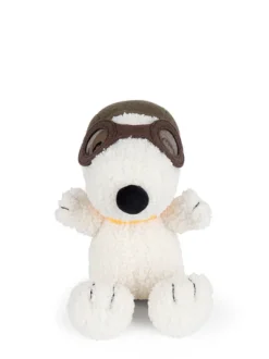 Peluche snoopy aviación crema