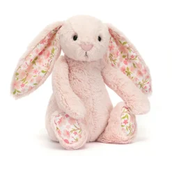 Peluche conejo con flores rubor Cherry mediano