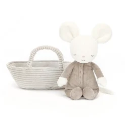 Peluche cunita ratoncito