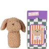 Peluche Lionel el Labrador sonajero en caja de regalo beige