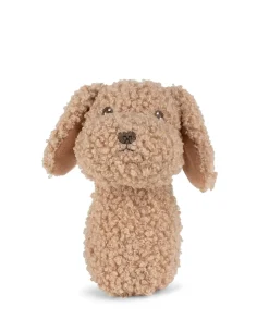 Peluche Lionel el Labrador sonajero en caja de regalo beige