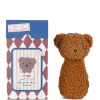 Peluche oso Bernie sonajero en caja de regalo marrón
