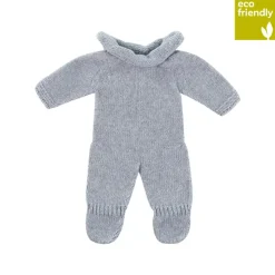 Pijama punto 32cm: Azul y Gris