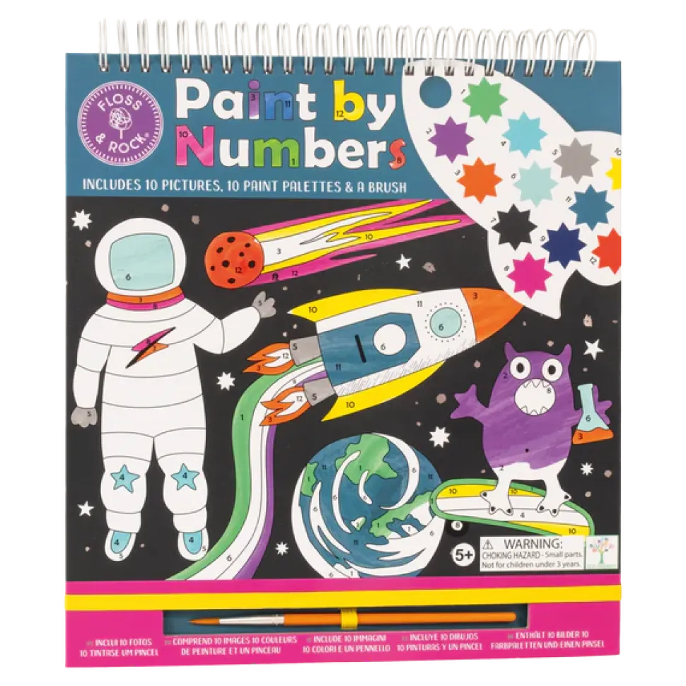 Pintar por números espacio