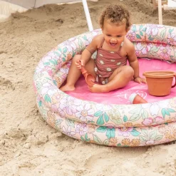 Piscina infantil flores 100 dia.
