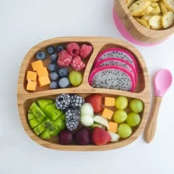 Plato blw bambú eco rascals + colores