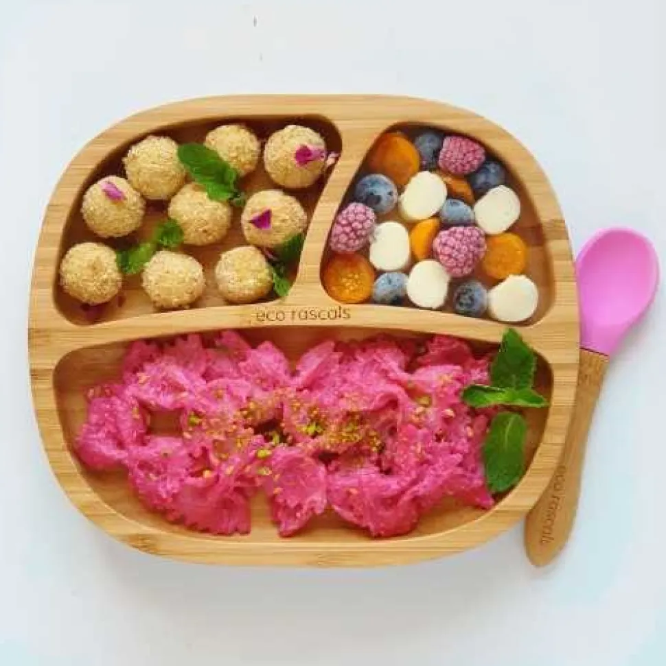 Plato blw bambú eco rascals + colores