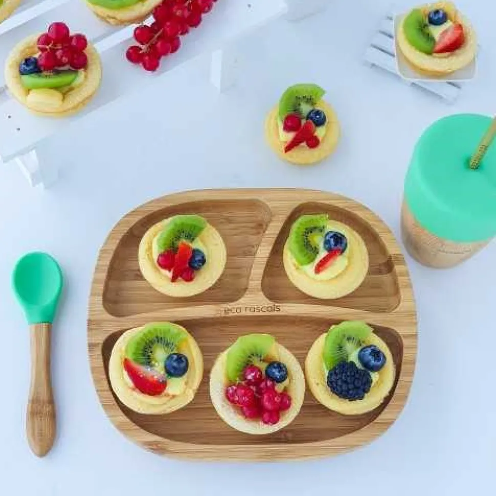 Plato blw bambú eco rascals + colores