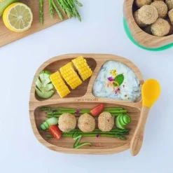 Plato blw bambú eco rascals + colores