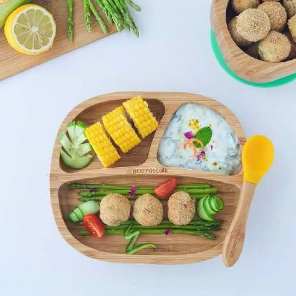 Plato blw bambú eco rascals + colores