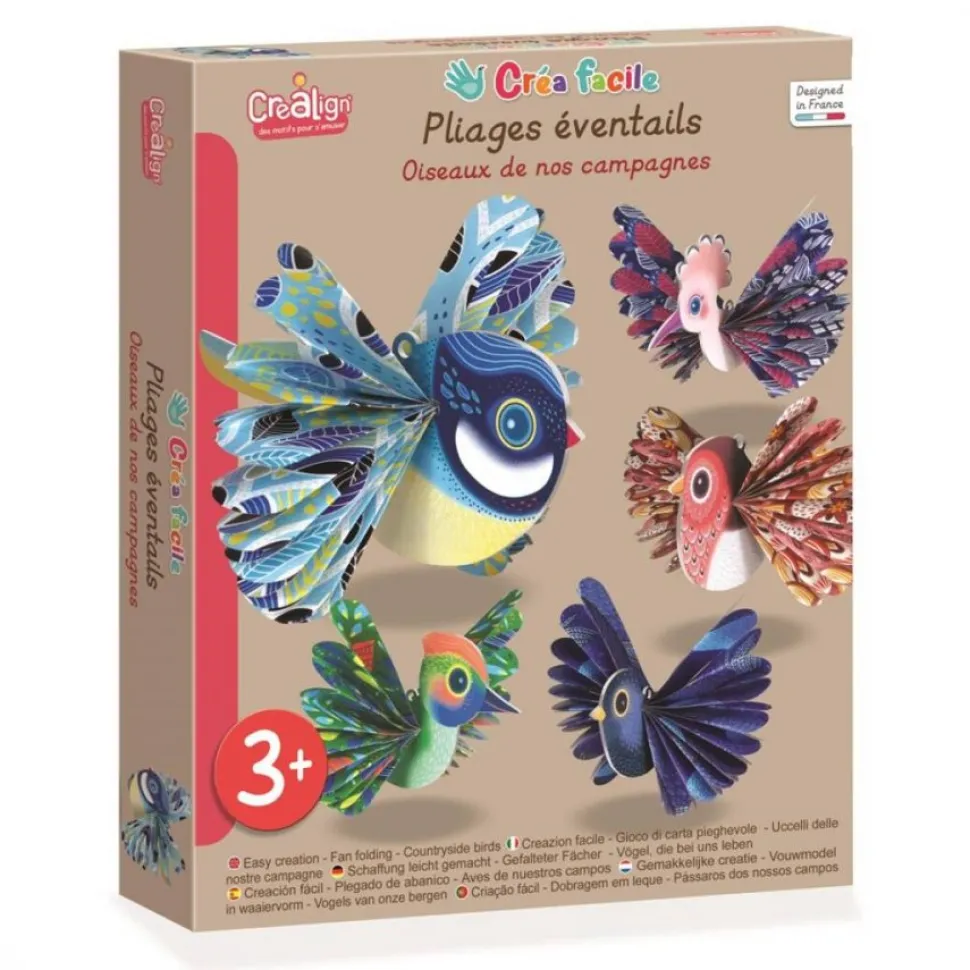 Plegado de aves decorativas