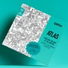 Poster XL OMY Atlas para colorear 100x70cm