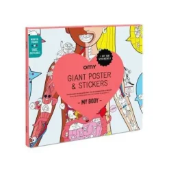 Póster + pegatinas “Cuerpo Humano”