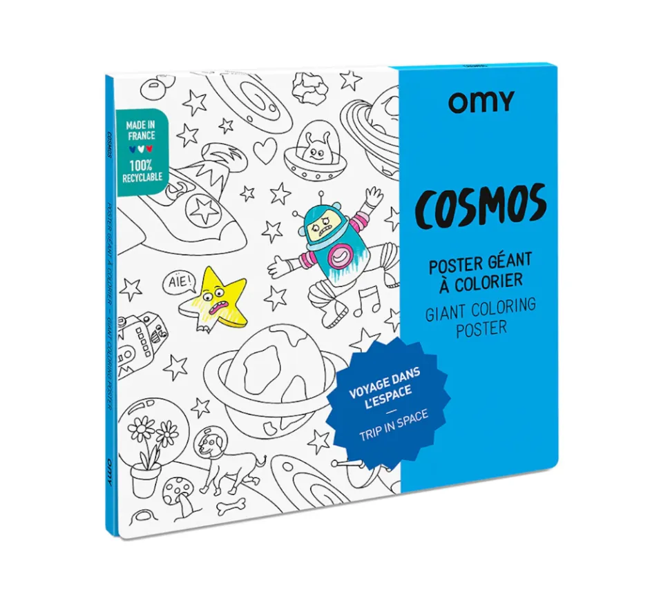 Póster para colorear “Cosmos”