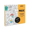 Póster para colorear “Música”