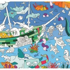 Póster para colorear “Ocean”
