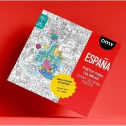 Póster XL para colorear España