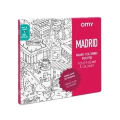 Póster XL Para colorear Madrid