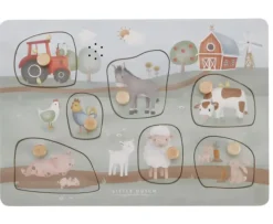 Puzzle con sonido granja