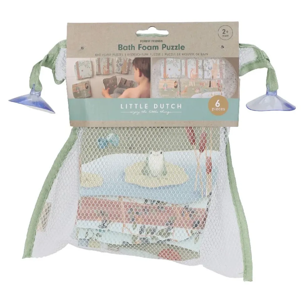 Puzzle para baño forest friends