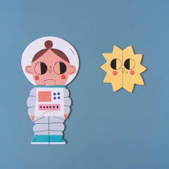 Puzzle valentina in space