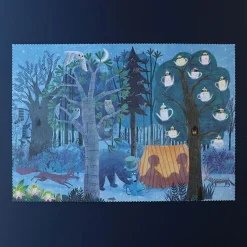 Puzzle night and day in the forest
