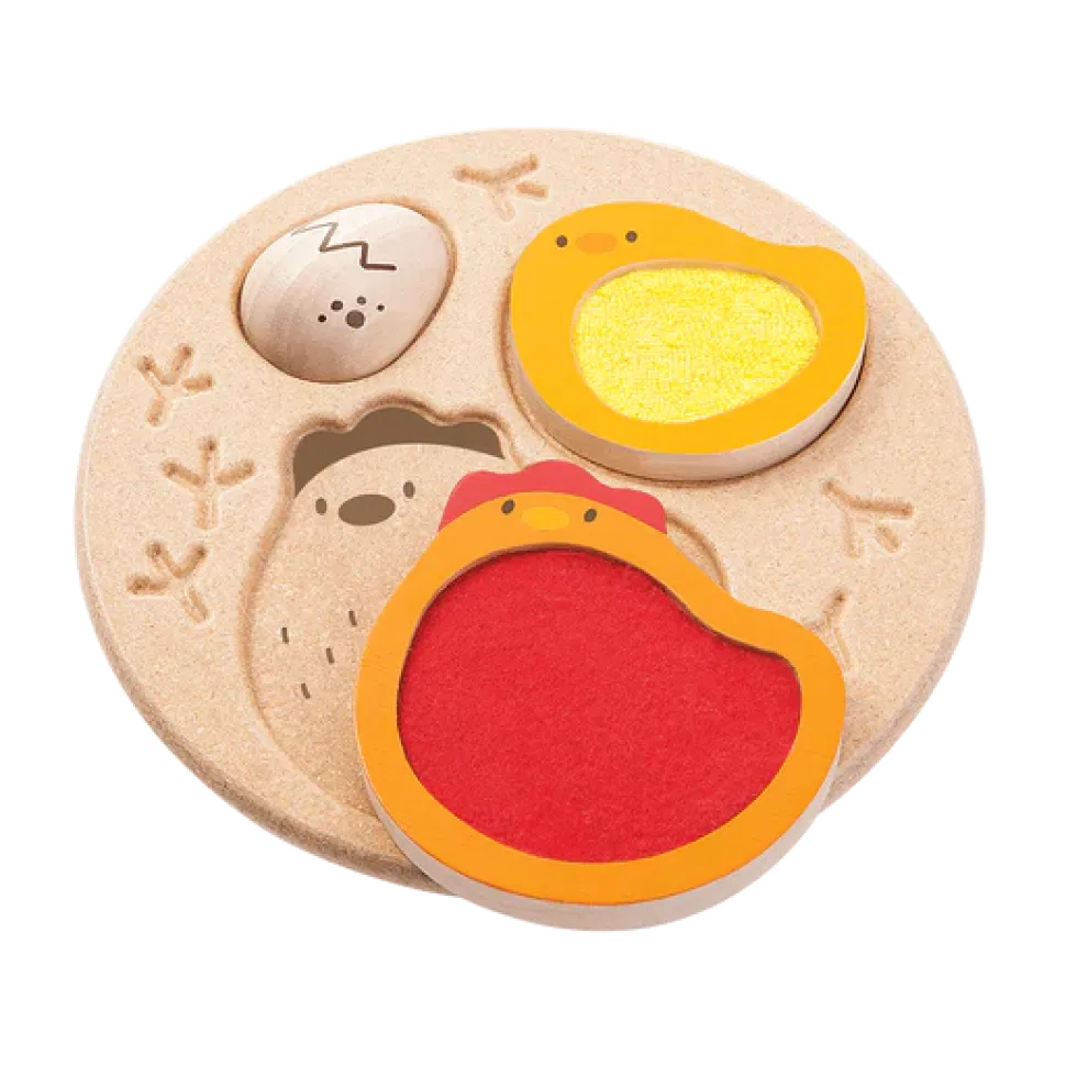 Puzzle pollitos plantoys