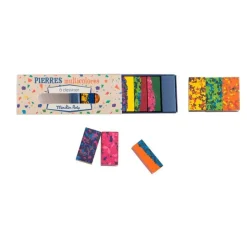 Set 6 piedras multicolor para dibujar