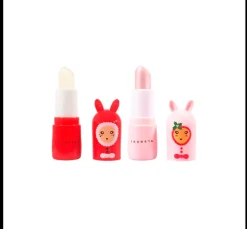 Set de 2 bálsamos labiales bunny navidad (Mango y caramelo)