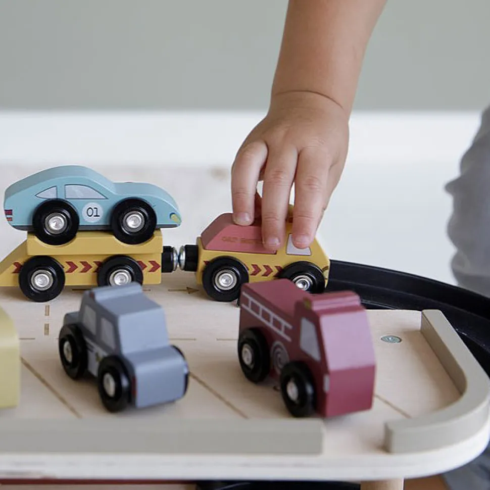 set de 9 vehículos sistema de trenes