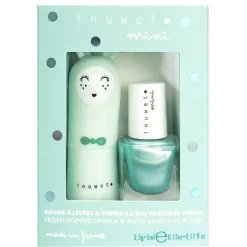 set de labial + esmalte de uñas manzana