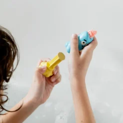 Set de masa para baño rosa y azul con Bloop y Ploofy