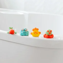 Set de masa para baño rosa y azul con Bloop y Ploofy